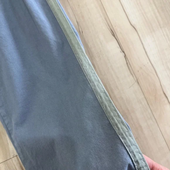 Nili Lotan Sky Blue Chinos with Side Stripes - Picture 2 of 5